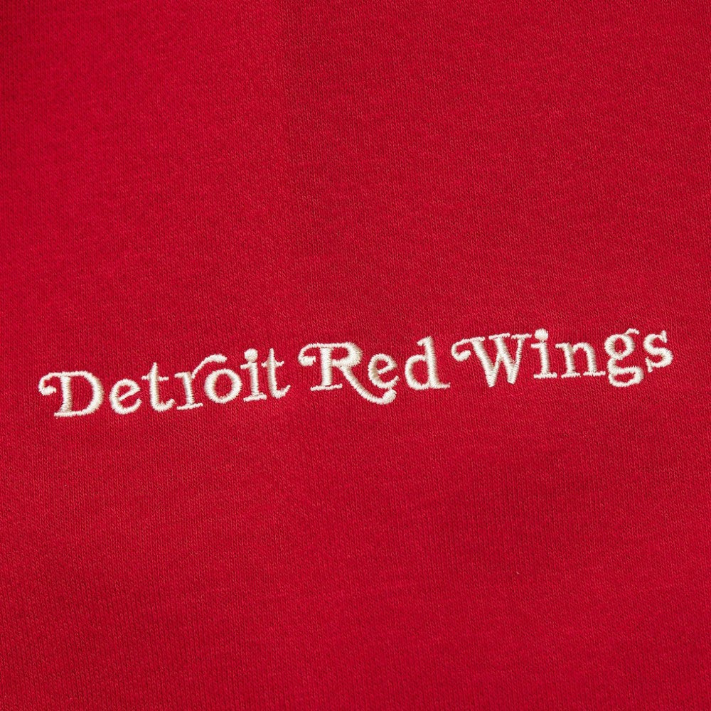 Detroit Red Wings Heritage Lace-Up Pullover Sweatshirt Red