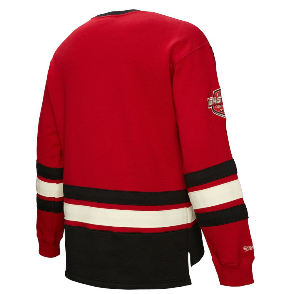 New Jersey Devils Heritage Lace-Up Pullover Sweatshirt Red