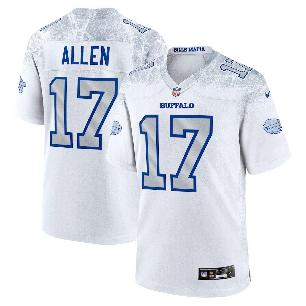 Josh Allen Buffalo Bills 2025 Rivalries Collection Game Jersey - White