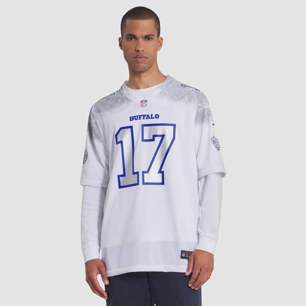 Josh Allen Buffalo Bills 2025 Rivalries Collection Game Jersey - White