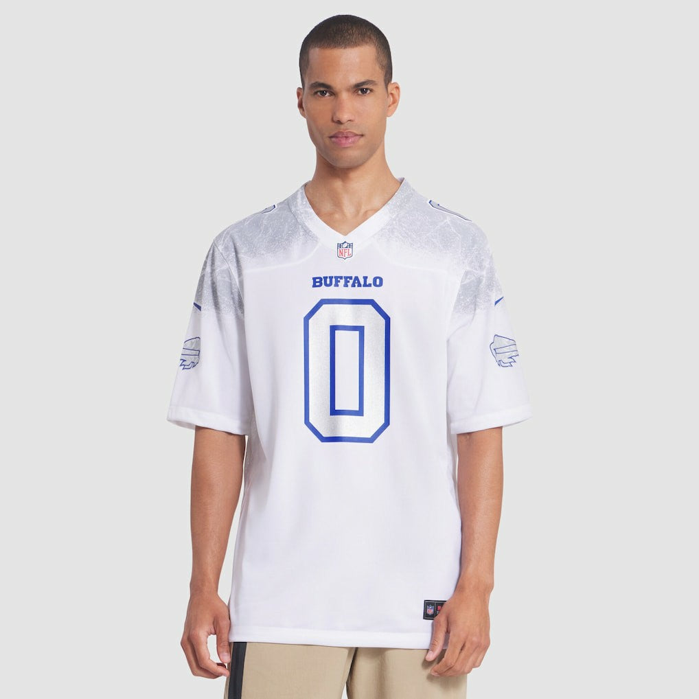 Keon Coleman Buffalo Bills 2025 Rivalries Collection Game Jersey - White