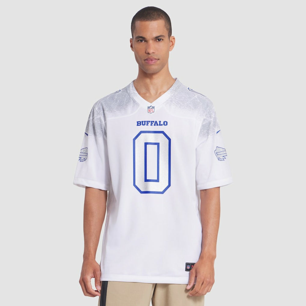 Keon Coleman Buffalo Bills 2025 Rivalries Collection Game Jersey - White