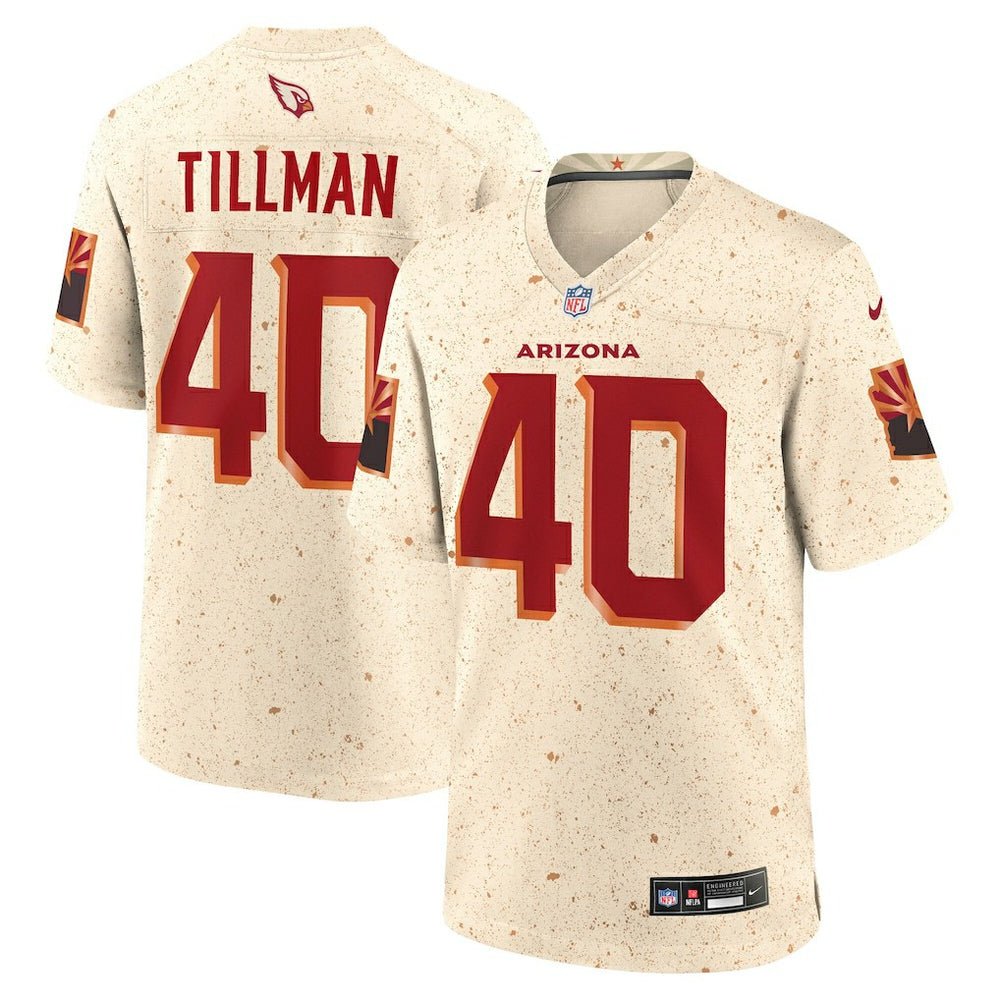 Pat Tillman Arizona Cardinals 2025 Rivalries Collection Retired Player Game Jersey - Natural