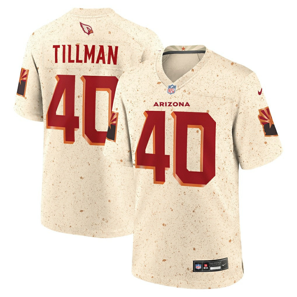 Pat Tillman Arizona Cardinals 2025 Rivalries Collection Retired Player Game Jersey - Natural