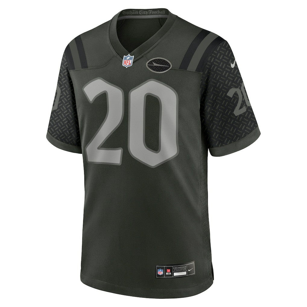 Breece Hall New York Jets 2025 Rivalries Collection Game Jersey - Gotham Green