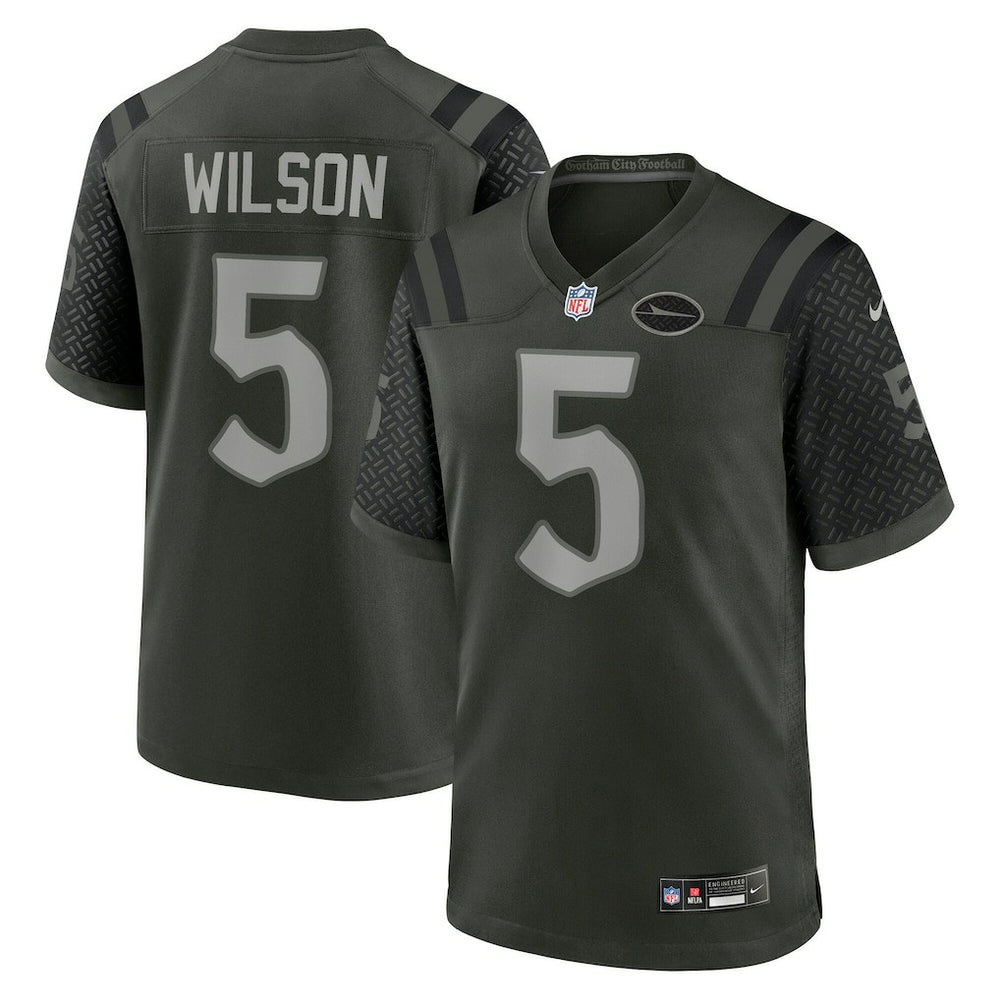 Garrett Wilson New York Jets 2025 Rivalries Collection Game Jersey - Gotham Green