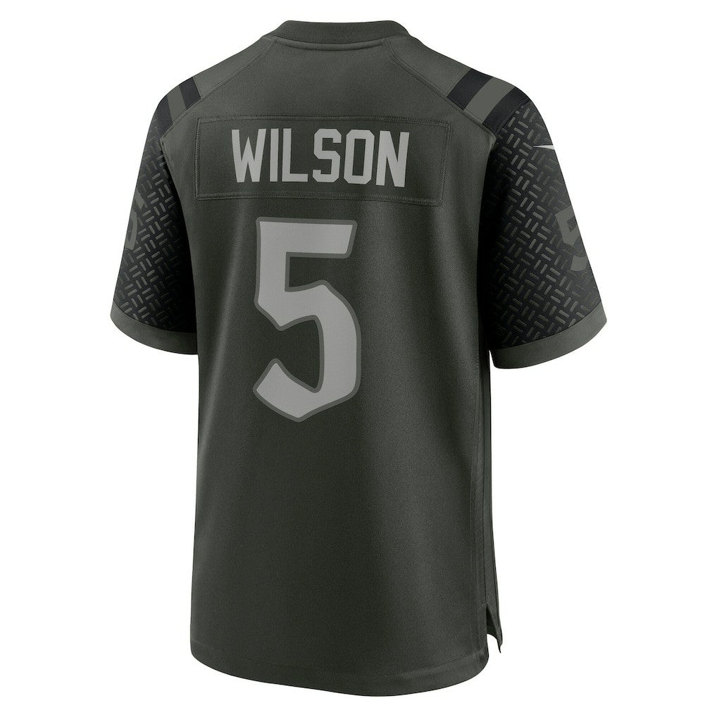 Garrett Wilson New York Jets 2025 Rivalries Collection Game Jersey - Gotham Green