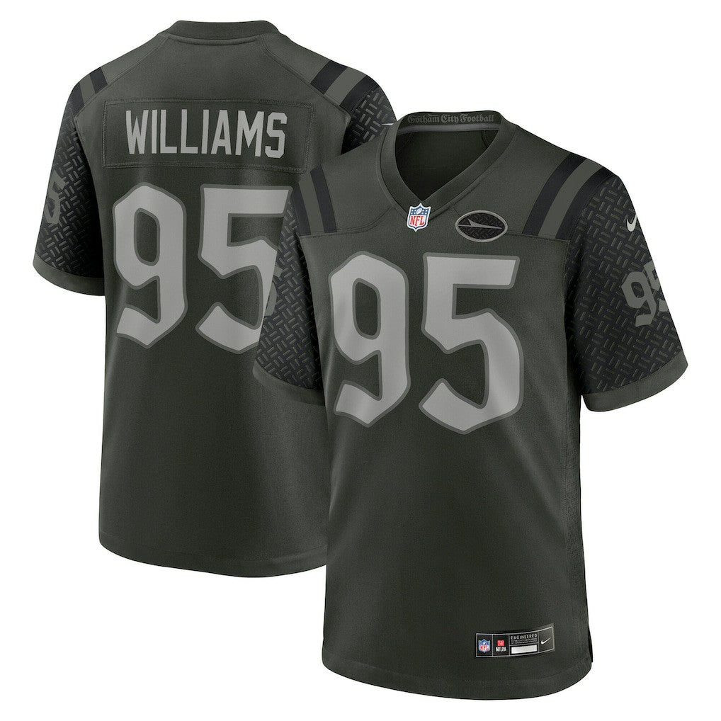 Quinnen Williams New York Jets 2025 Rivalries Collection Game Jersey - Gotham Green
