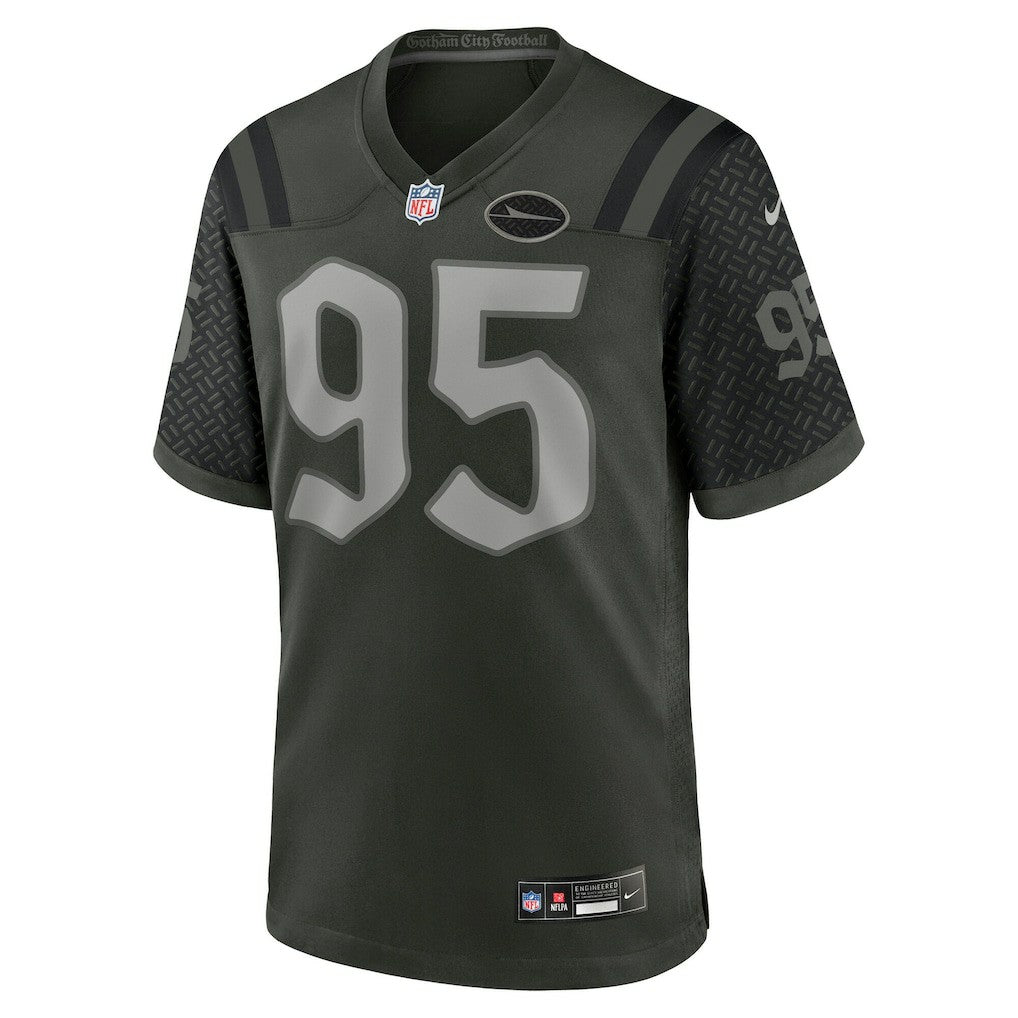 Quinnen Williams New York Jets 2025 Rivalries Collection Game Jersey - Gotham Green