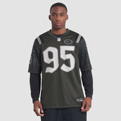 Quinnen Williams New York Jets 2025 Rivalries Collection Game Jersey - Gotham Green