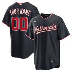 Washington Nationals Alternate Custom Replica Jersey - Navy