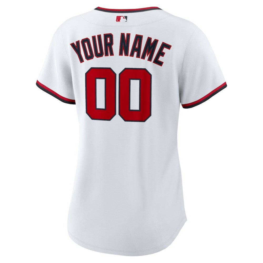 Washington Nationals Women's Home Custom Replica 2.0 Jersey - White