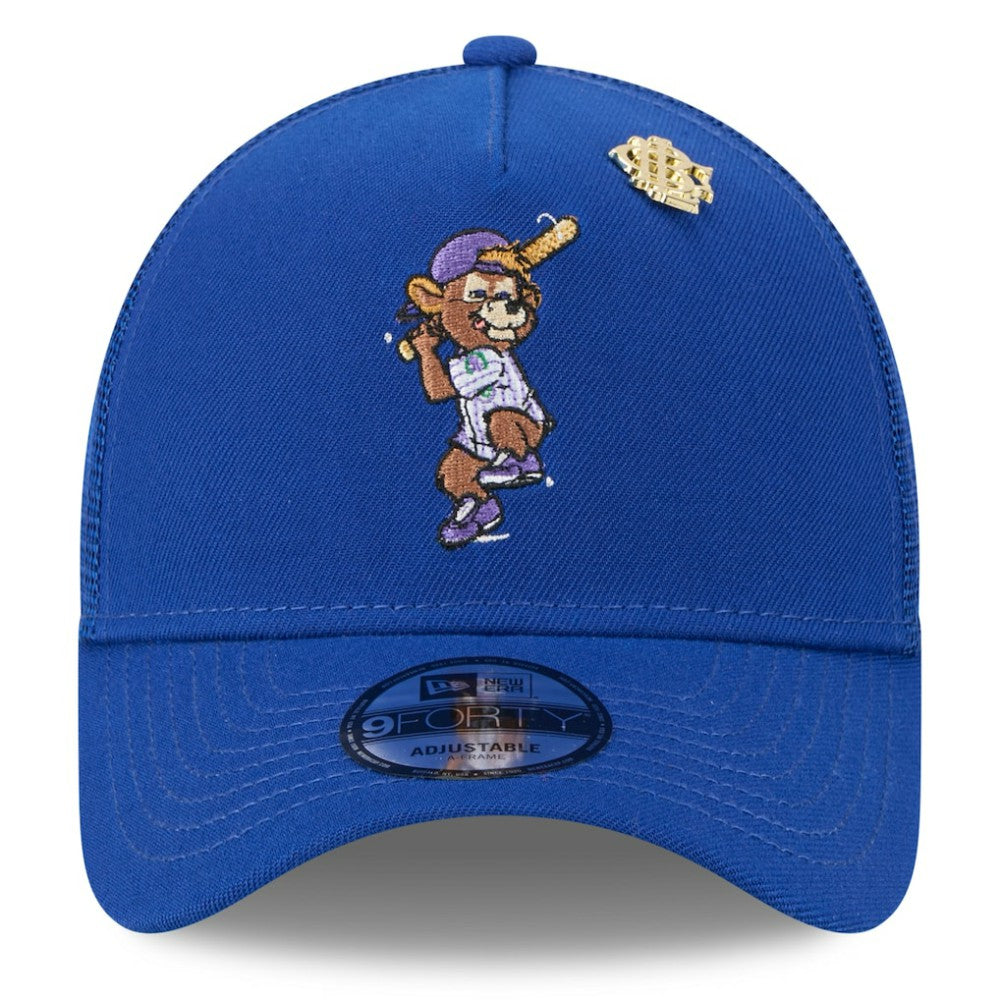 Chicago Cubs 2025 Big League Chew A-Frame 9FORTY Adjustable Trucker Hat Royal | New Era