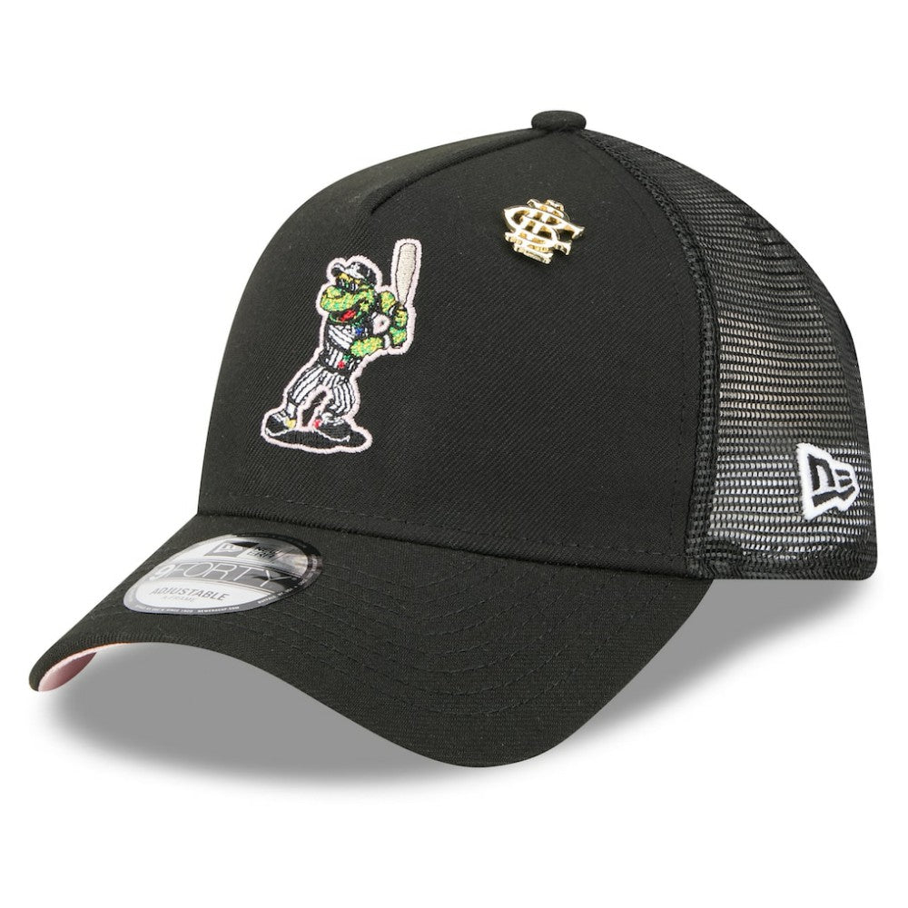 Chicago White Sox 2025 Big League Chew A-Frame 9FORTY Adjustable Trucker Hat Black | New Era