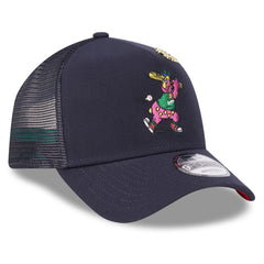 Cleveland Guardians 2025 Big League Chew A-Frame 9FORTY Adjustable Trucker Hat Navy | New Era