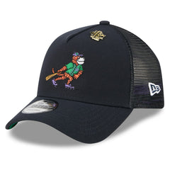 Detroit Tigers 2025 Big League Chew A-Frame 9FORTY Adjustable Trucker Hat Navy | New Era