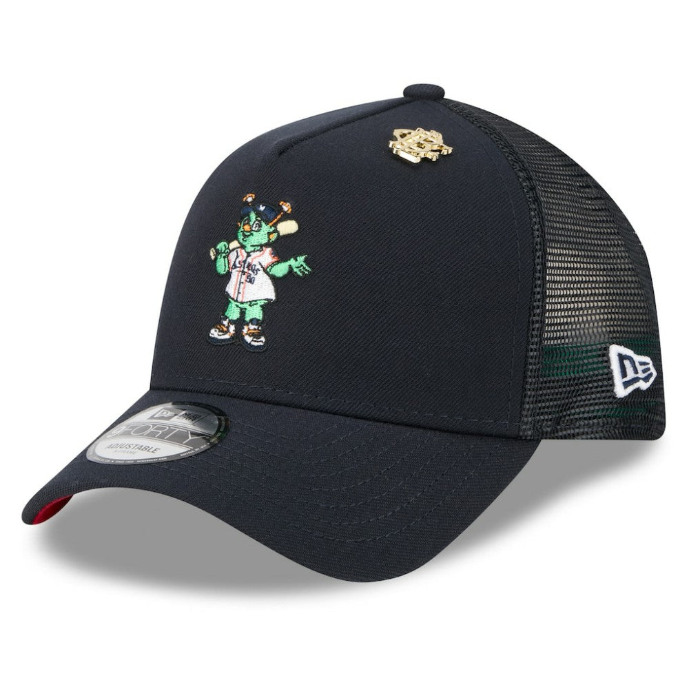 Houston Astros 2025 Big League Chew A-Frame 9FORTY Adjustable Trucker Hat Navy | New Era