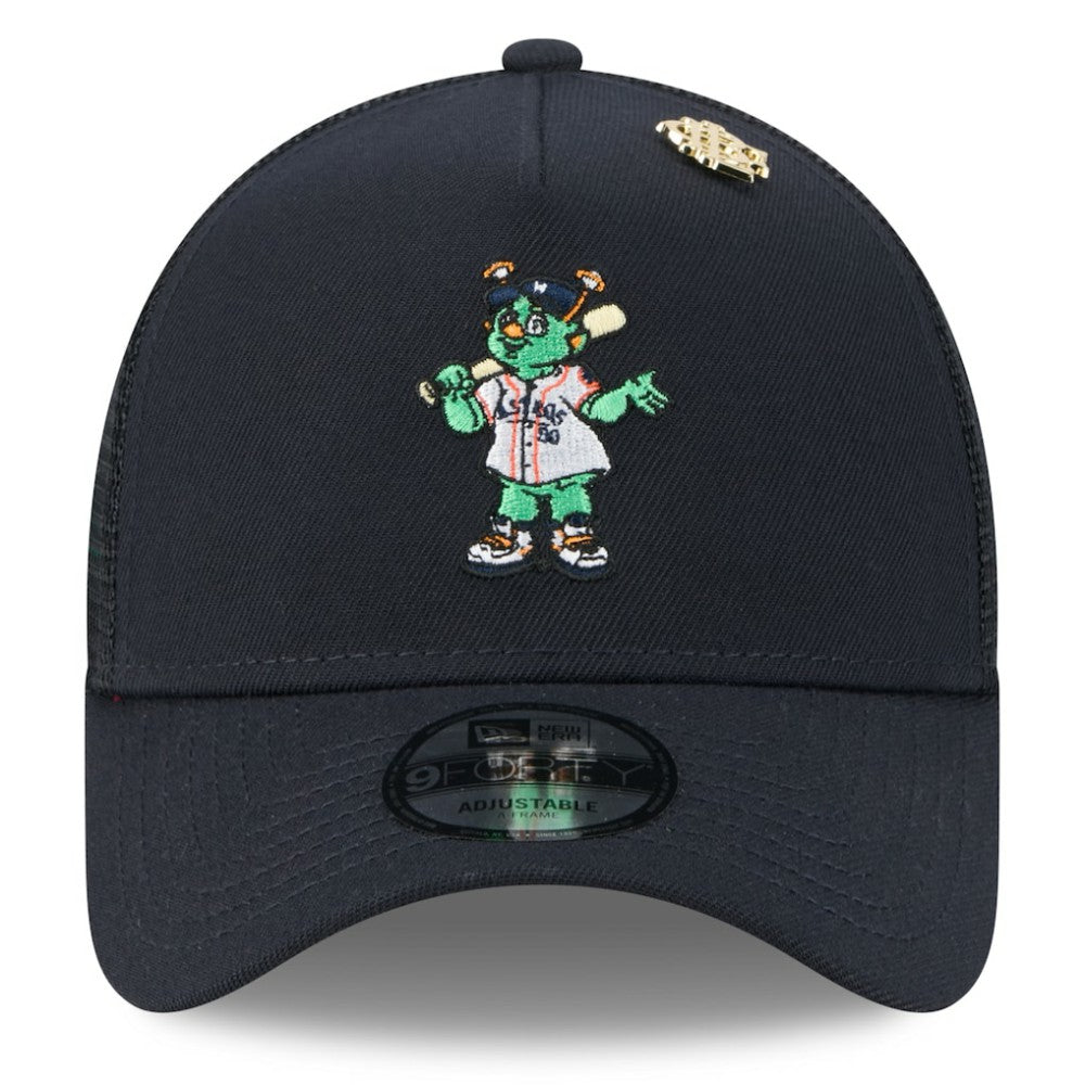 Houston Astros 2025 Big League Chew A-Frame 9FORTY Adjustable Trucker Hat Navy | New Era