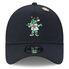 Houston Astros 2025 Big League Chew A-Frame 9FORTY Adjustable Trucker Hat Navy | New Era