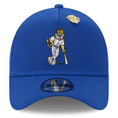 Kansas City Royals 2025 Big League Chew A-Frame 9FORTY Adjustable Trucker Hat Royal | New Era