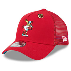 St. Louis Cardinals 2025 Big League Chew A-Frame 9FORTY Adjustable Trucker Hat Red | New Era