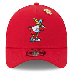 St. Louis Cardinals 2025 Big League Chew A-Frame 9FORTY Adjustable Trucker Hat Red | New Era