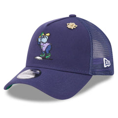 Tampa Bay Rays 2025 Big League Chew A-Frame 9FORTY Adjustable Trucker Hat Navy | New Era