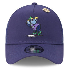 Tampa Bay Rays 2025 Big League Chew A-Frame 9FORTY Adjustable Trucker Hat Navy | New Era