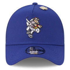 Texas Rangers 2025 Big League Chew A-Frame 9FORTY Adjustable Trucker Hat Royal | New Era