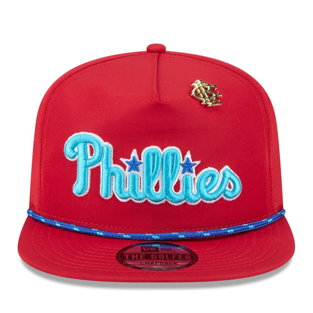 Philadelphia Phillies 2025 Big League Chew Golfer Snapback Hat Red | New Era