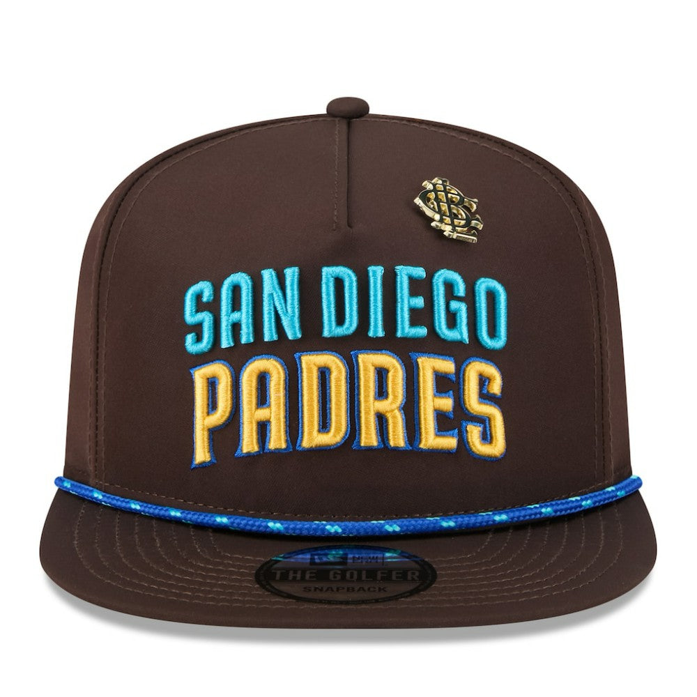 San Diego Padres 2025 Big League Chew Golfer Snapback Hat Brown | New Era