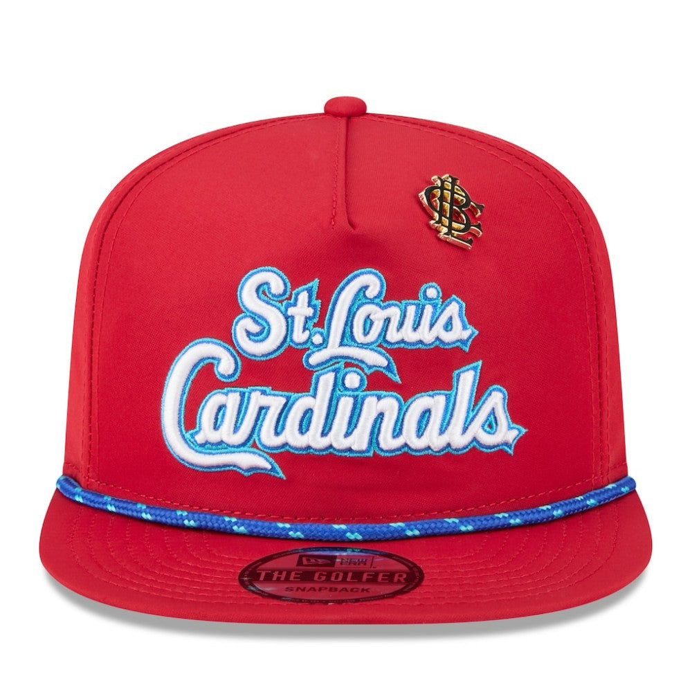 St. Louis Cardinals 2025 Big League Chew Golfer Snapback Hat Red | New Era