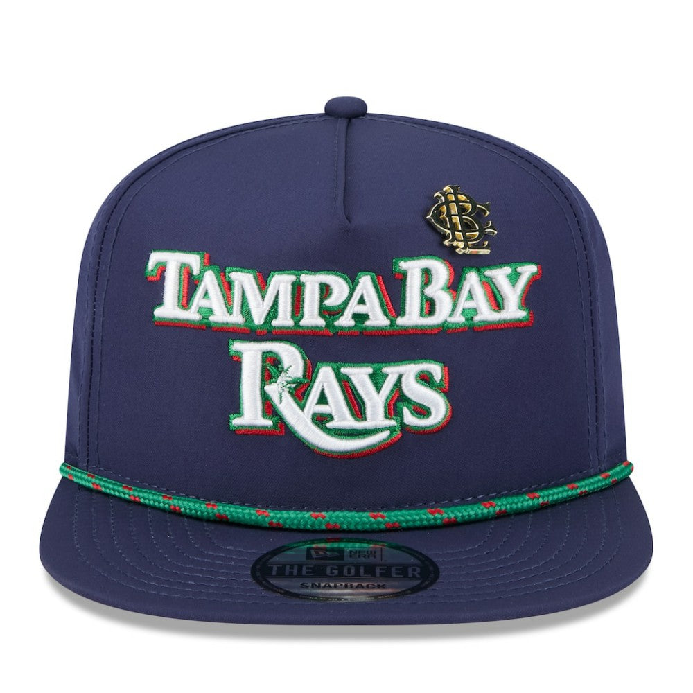 Tampa Bay Rays 2025 Big League Chew Golfer Snapback Hat Navy | New Era