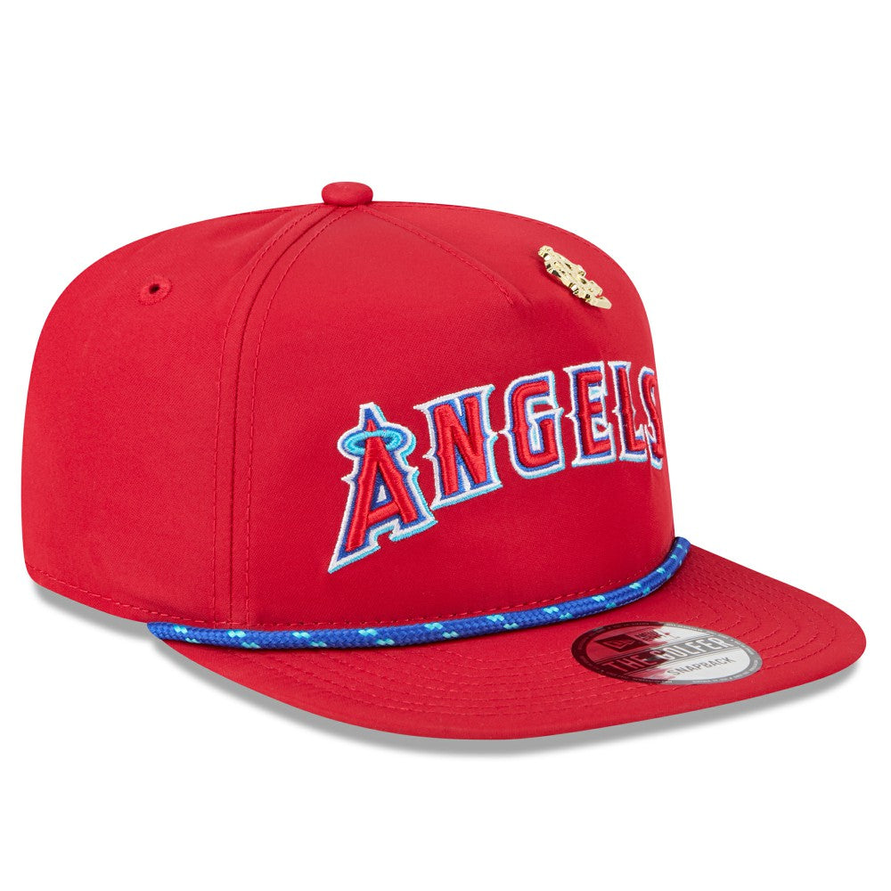 Los Angeles Angels 2025 Big League Chew Golfer Snapback Hat Red | New Era