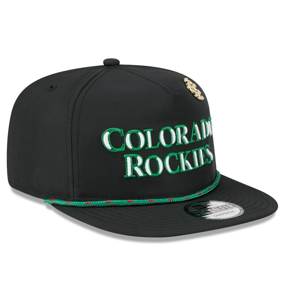 Colorado Rockies 2025 Big League Chew Golfer Snapback Hat Black | New Era