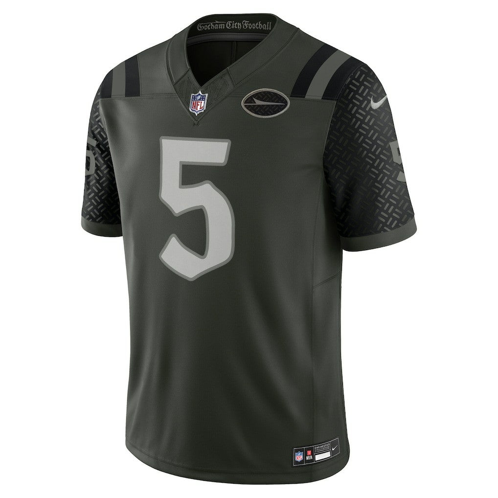 Garrett Wilson New York Jets 2025 Rivalries Collection Limited Jersey - Gotham Green