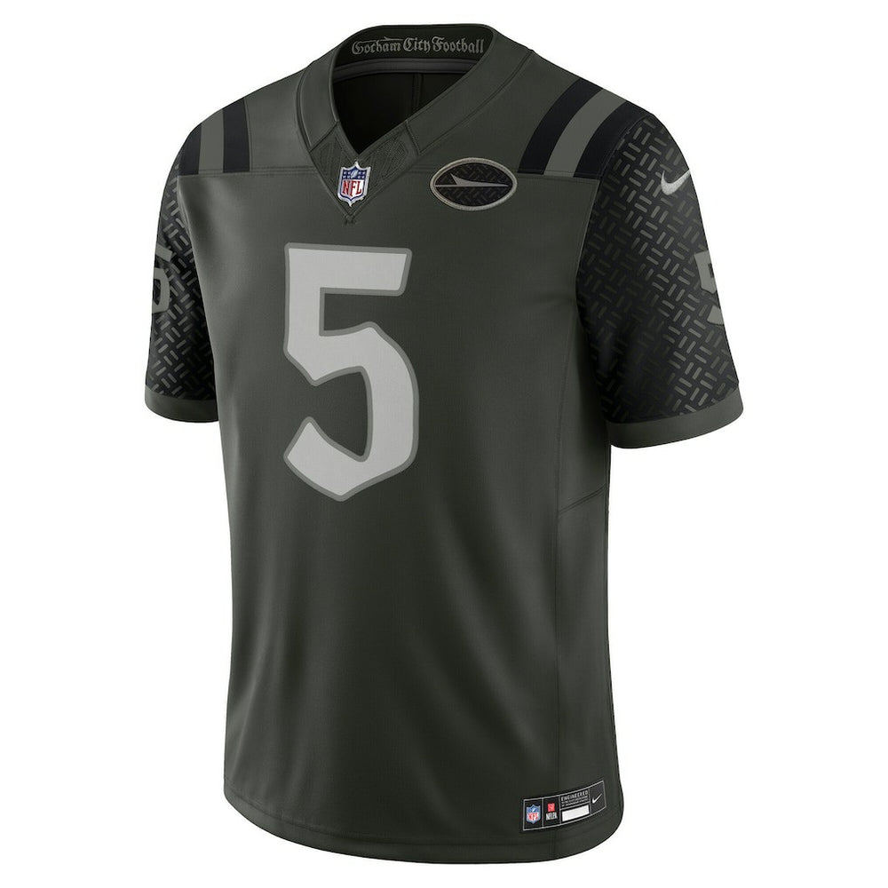 Garrett Wilson New York Jets 2025 Rivalries Collection Limited Jersey - Gotham Green