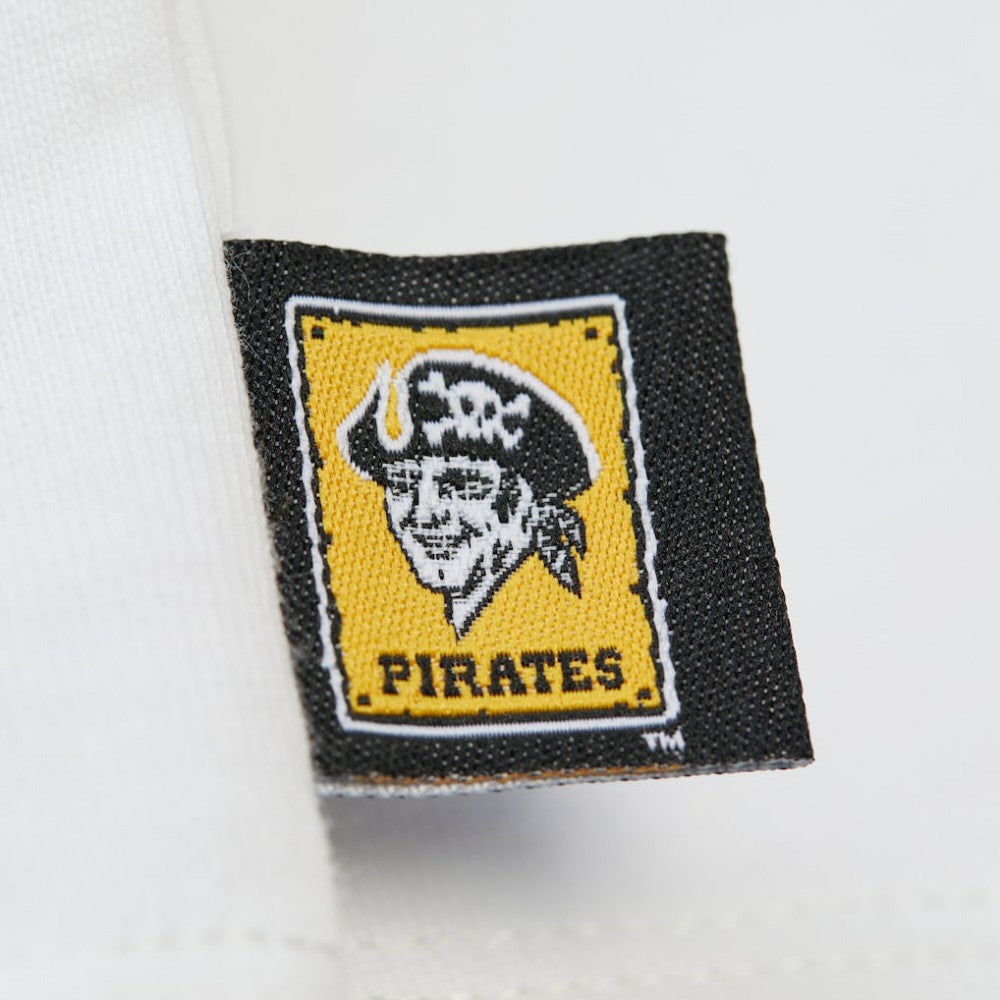 Pittsburgh Pirates Women's Cooperstown Collection Boyfriend T-Shirt White | Mitchell & Ness