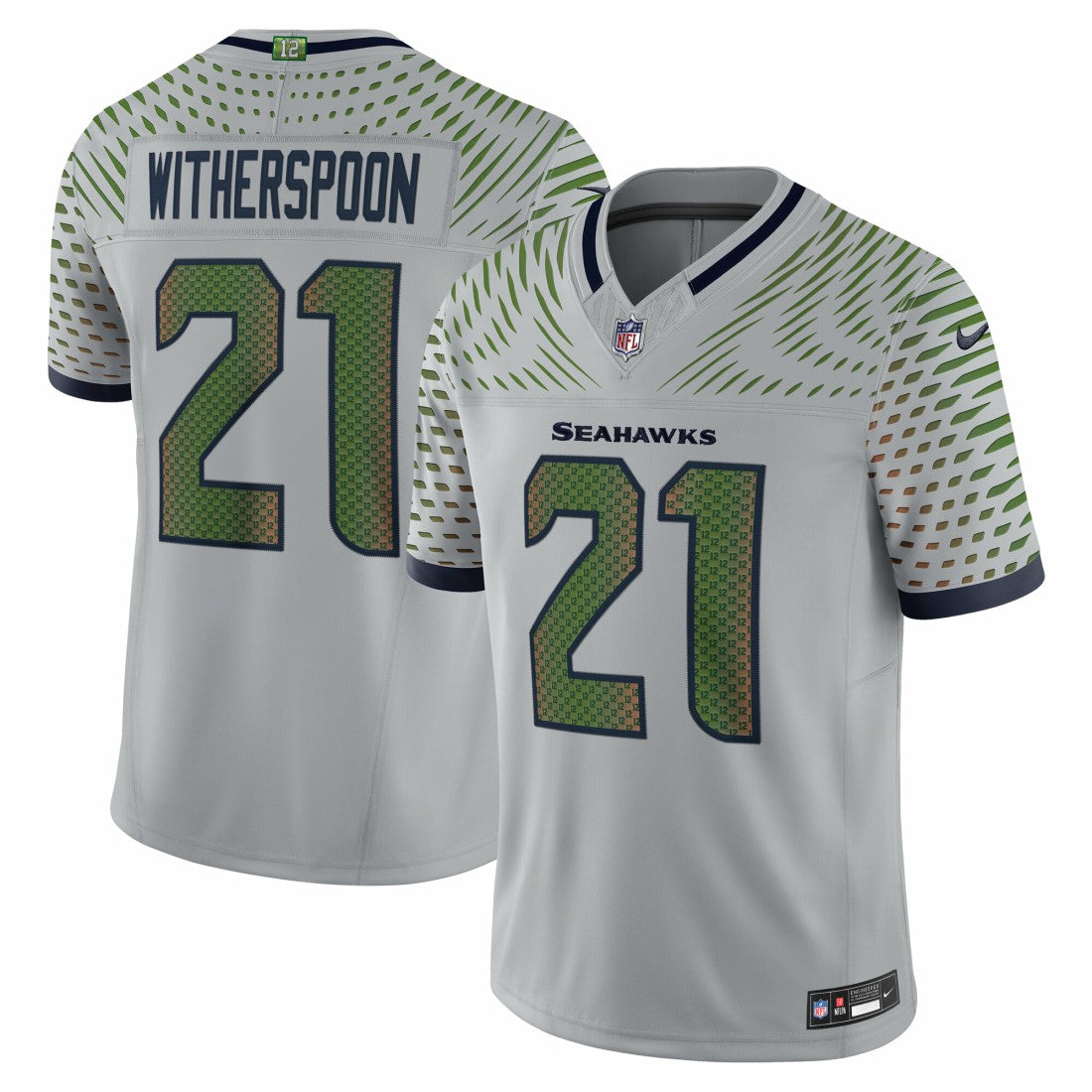 Devon Witherspoon Seattle Seahawks 2025 Rivalries Collection Limited Jersey - Wolf Gray