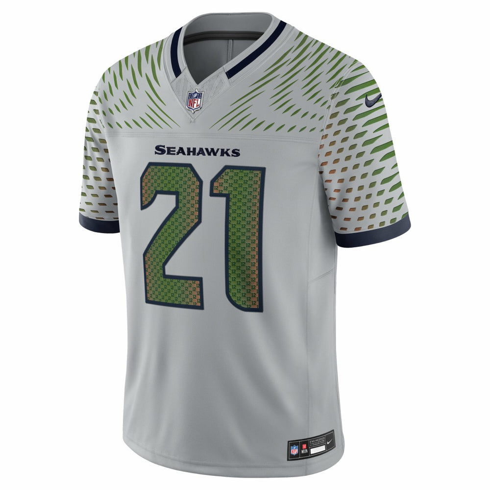 Devon Witherspoon Seattle Seahawks 2025 Rivalries Collection Limited Jersey - Wolf Gray