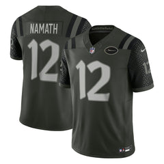 Joe Namath New York Jets 2025 Rivalries Collection Retired Player Limited Jersey - Gotham Green
