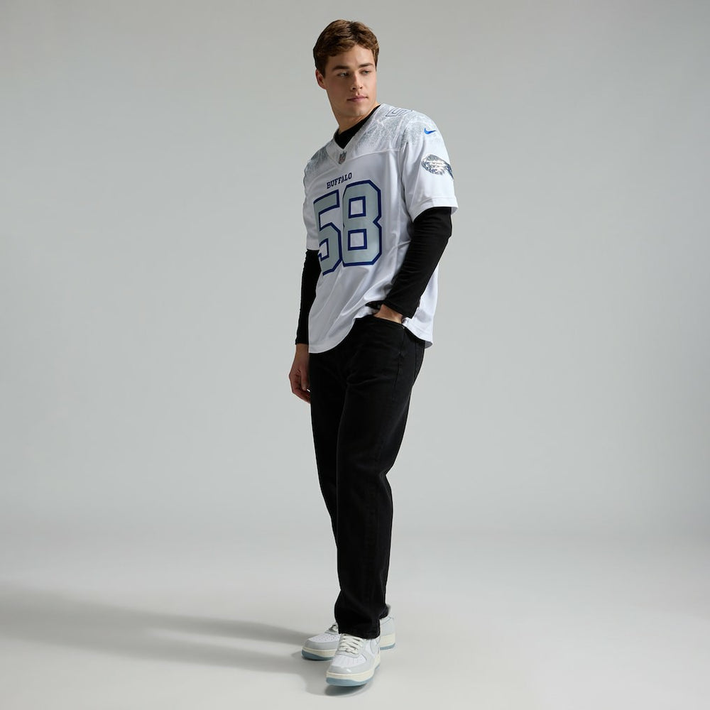 Matt Milano Buffalo Bills 2025 Rivalries Collection Limited Jersey - White