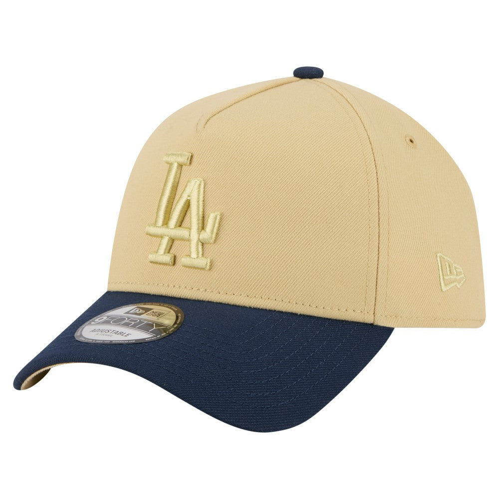 Los Angeles Dodgers x The Heritage Collection LA84 Summer Olympics 9FORTY Adjustable Hat Gold/Navy | New Era