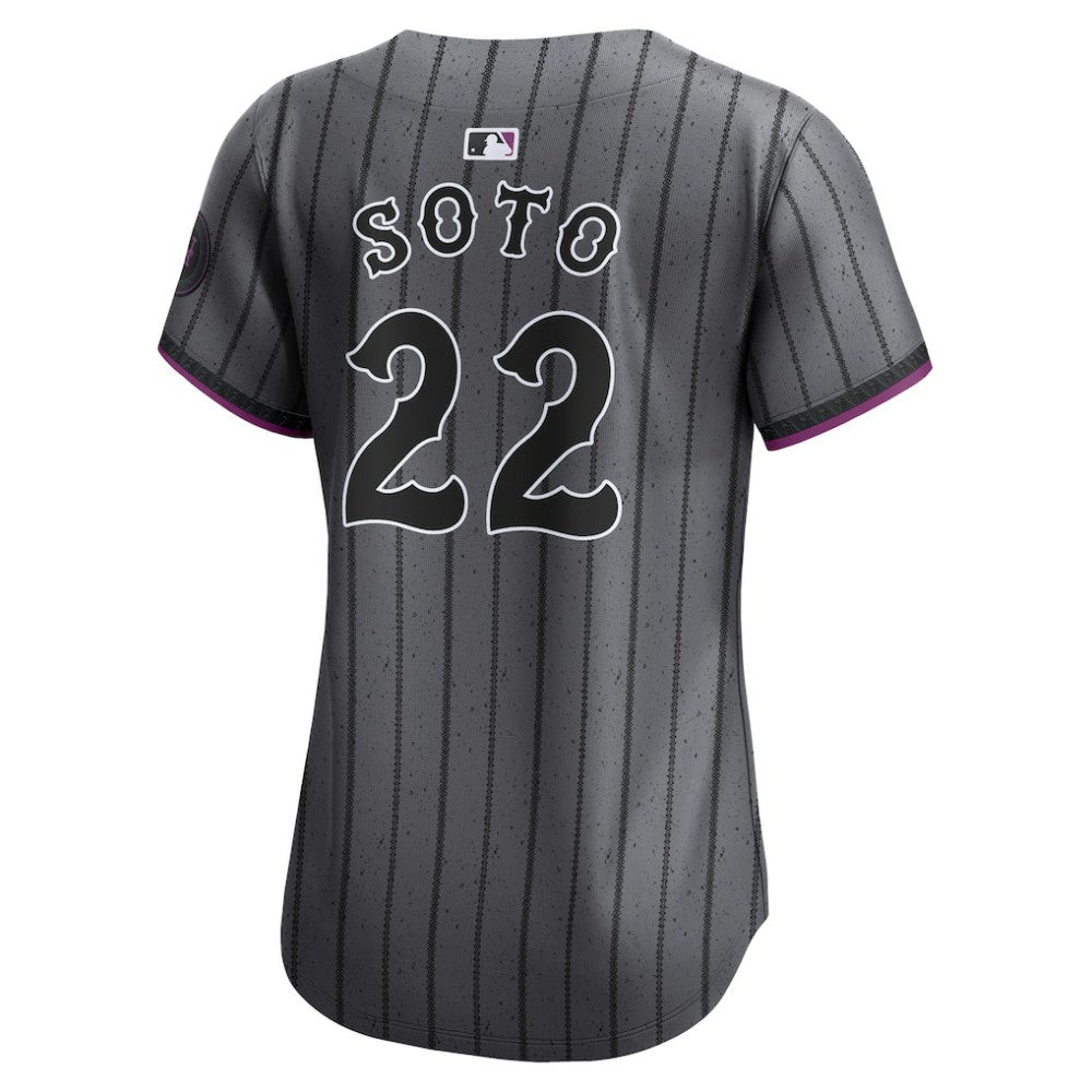 Juan Soto New York Mets Women's City Connect Limited Jersey Gray | Nike