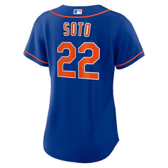 Juan Soto New York Mets Women's Alternate Replica Baseball Jersey Royal | Nike