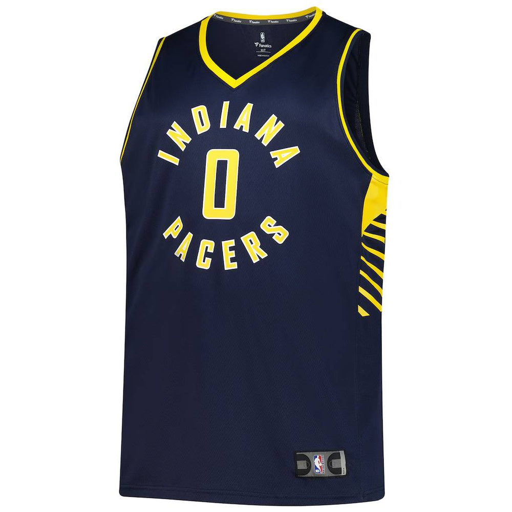 Tyrese Haliburton Indiana Pacers Fanatics Big & Tall Fast Break Jersey - Icon Edition - Navy