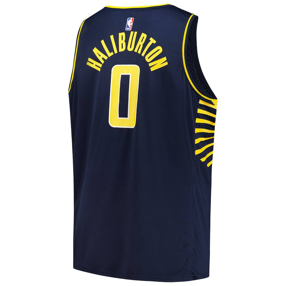 Tyrese Haliburton Indiana Pacers Fanatics Big & Tall Fast Break Jersey - Icon Edition - Navy