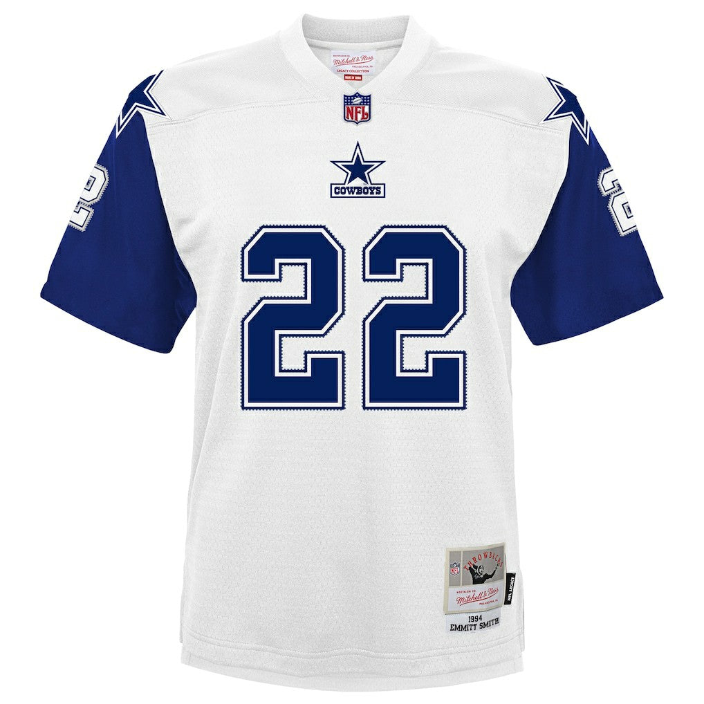 Emmitt Smith Dallas Cowboys Youth 1994 Alternate Legacy Jersey - White cheap
