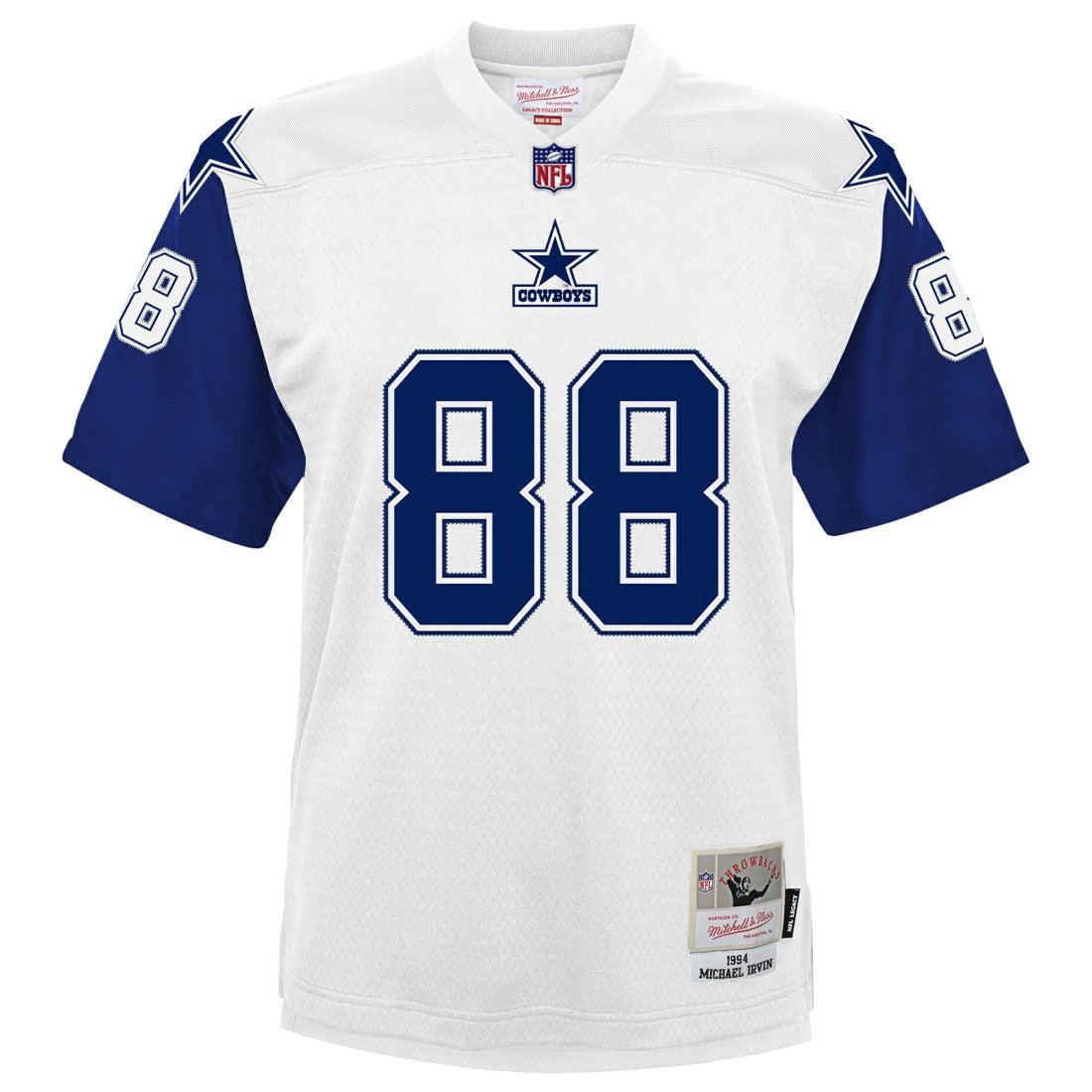 Michael Irvin Dallas Cowboys Youth 1994 Alternate Legacy Jersey - White cheap