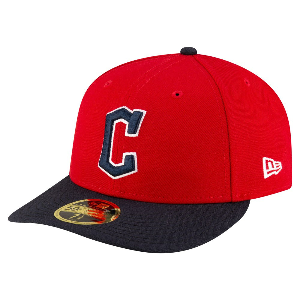 Cleveland Guardians  Authentic Collection On-Field Low Profile 59FIFTY Fitted Hat Red/Black | New Era